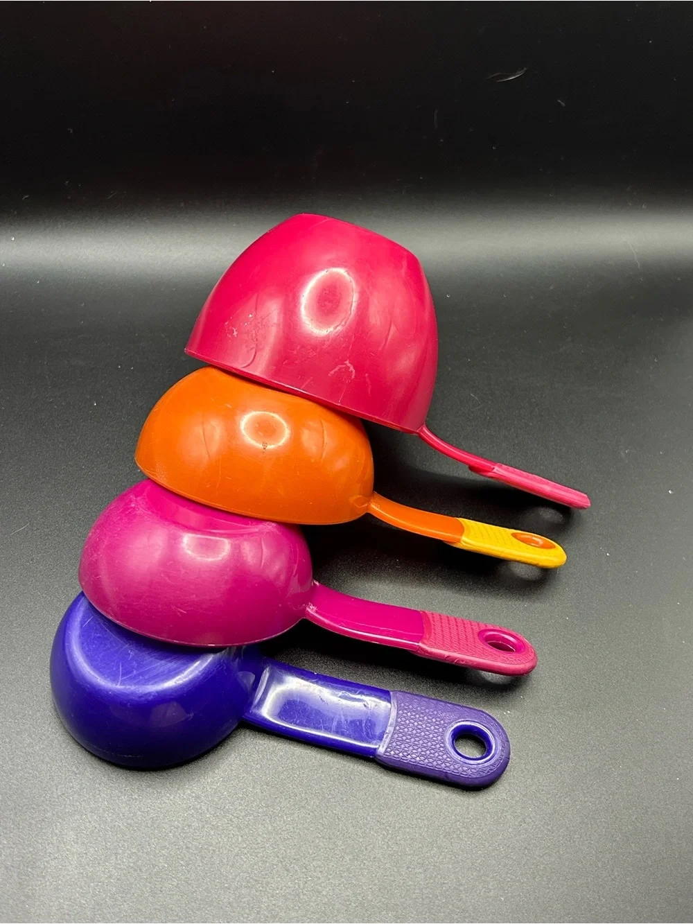 KitchenAid Multicolor Plastic Measuring Cups & Spoons Complete Set.